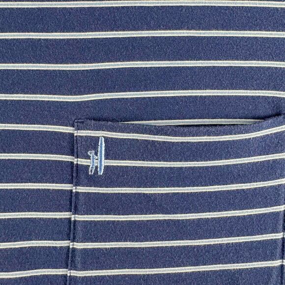 Johnnie O Shirt Men Extra Large Blue Golf Polo Golfer‎ Athletic Office Preppy - Picture 3 of 13